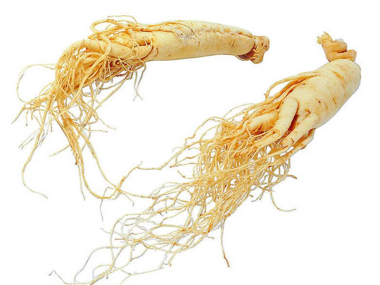 Ko te pakiaka Ginseng mo te powhiri